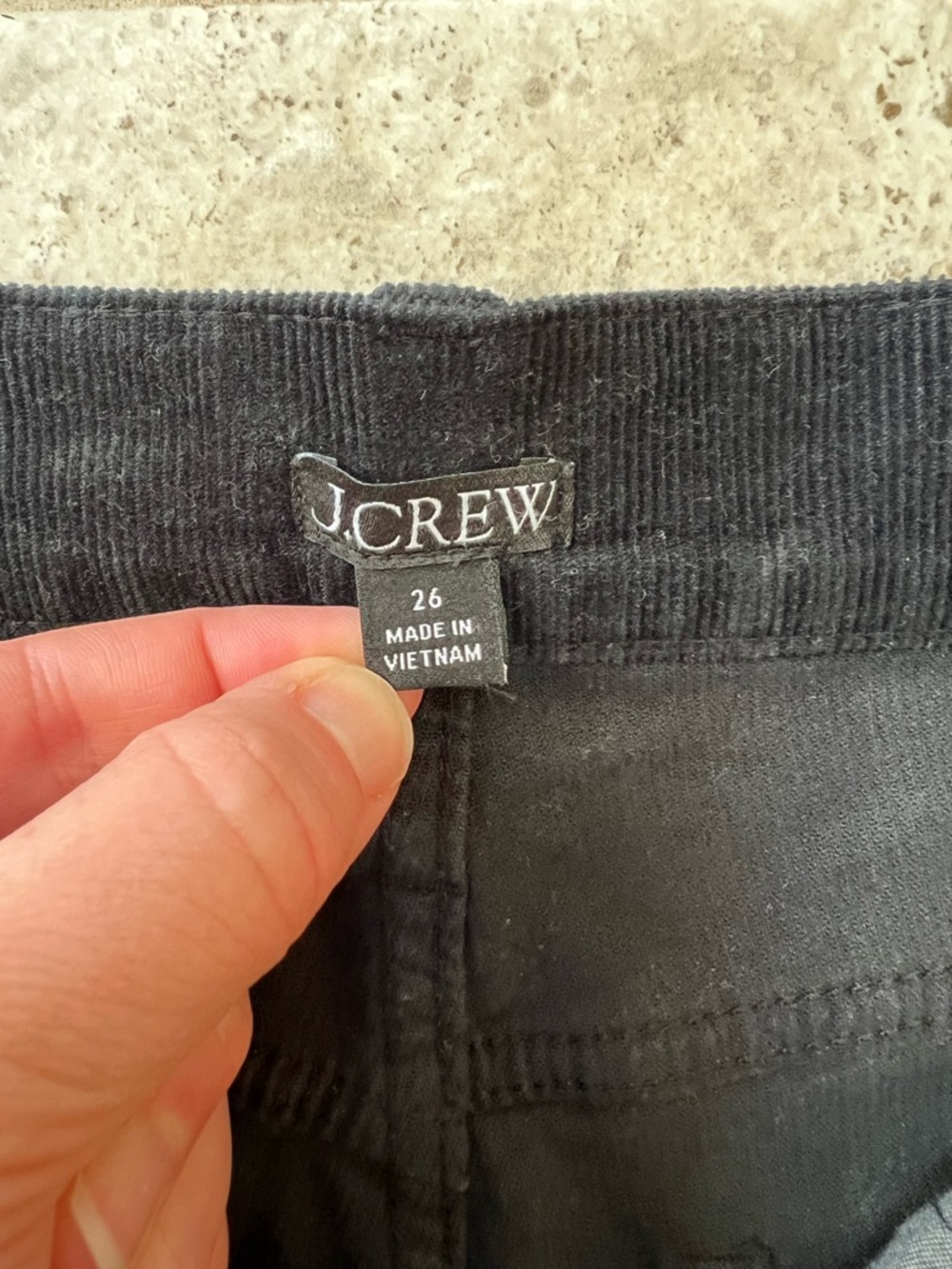 J.Crew Women’s Wide-leg High Rise Corduroy Trouser Pants BT922 in Black, 26 - Picture 7 of 11
